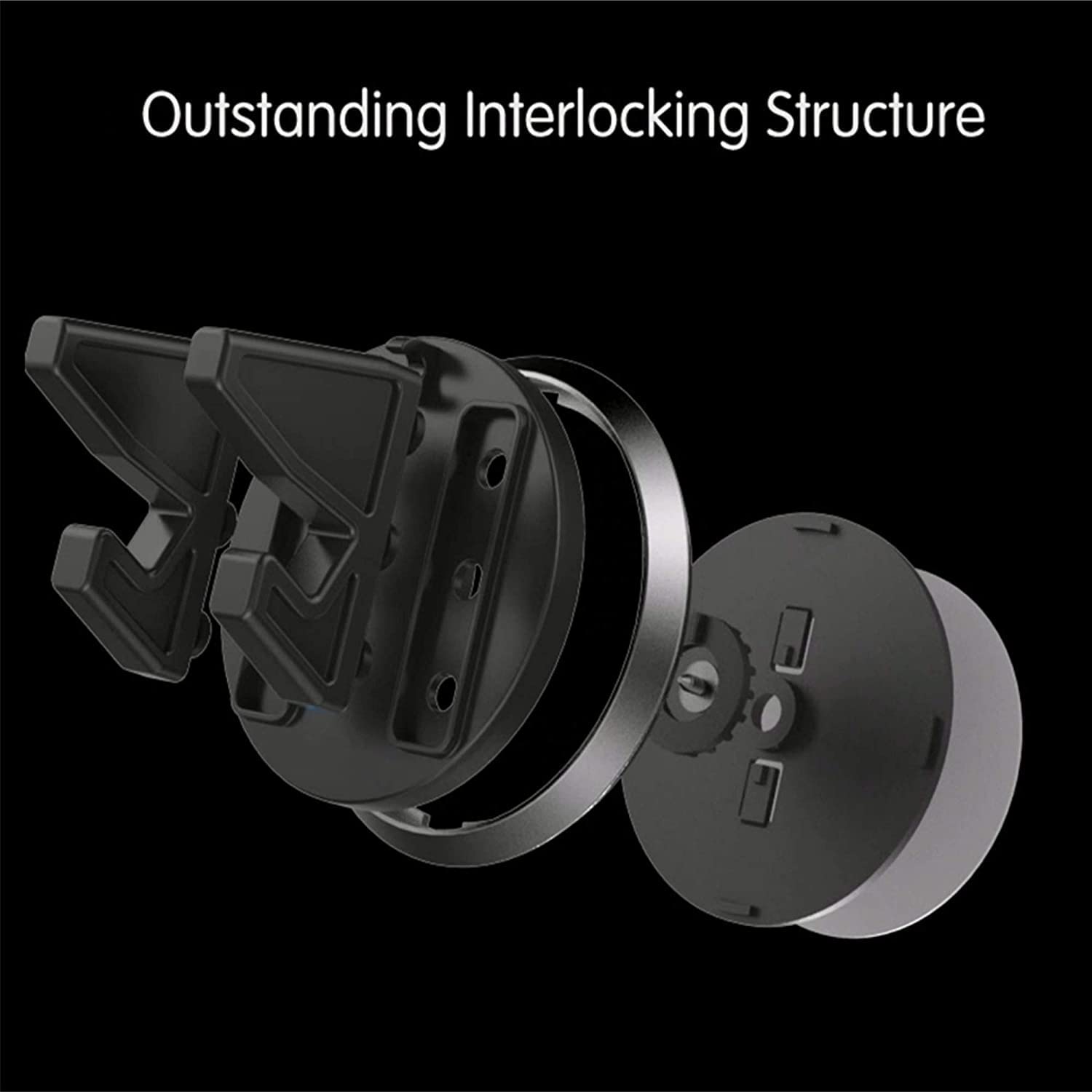 moxly Universal Phone Holder Dashboard | Sturdy 360° Rotatable Dashboard Car Phone Holder | Silicone Anti-Slip Mount Holder Dashboard for Most Smartphones (MXK-521) 3