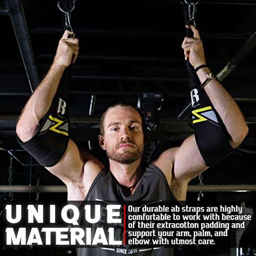 Hanging Abs Strap - Abdominal Slings - Hanging Ab Straps - Hanging Straps - Abs Pull Up Straps - Sit Up Straps - Hanging Ab Strap - Ab Sling Straps - Abs Sling Straps - Hanging Bar For Exercise 4