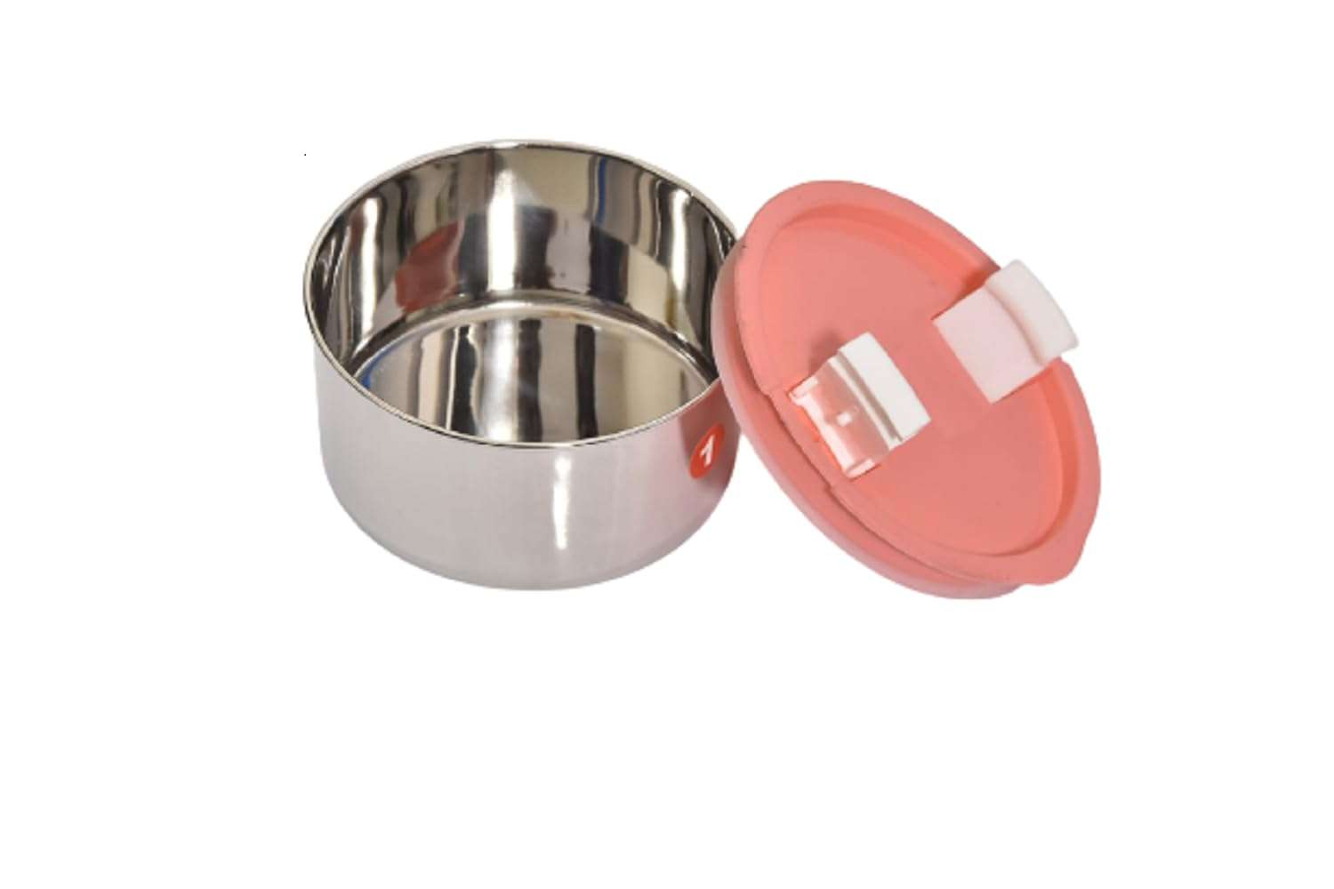 Office Lunch Box I Steam Airlock Steel Tiffin Box I Height 2.25 Inches I Width 4.25 Inches 3