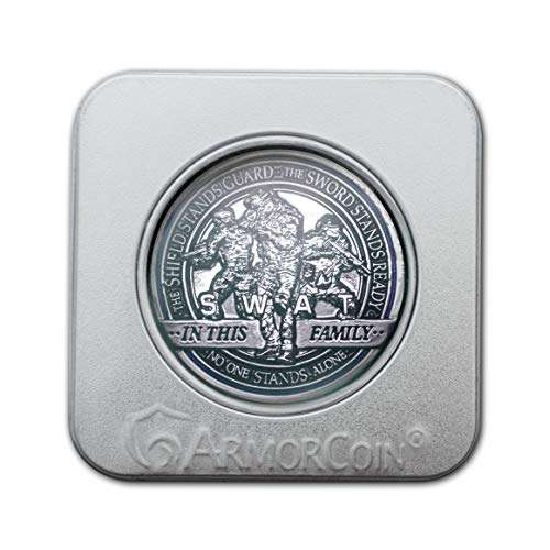 Armor Coin & Emblem - SWAT Team Challenge Coin in Presentation Box with Bonus polishing Cloth 2