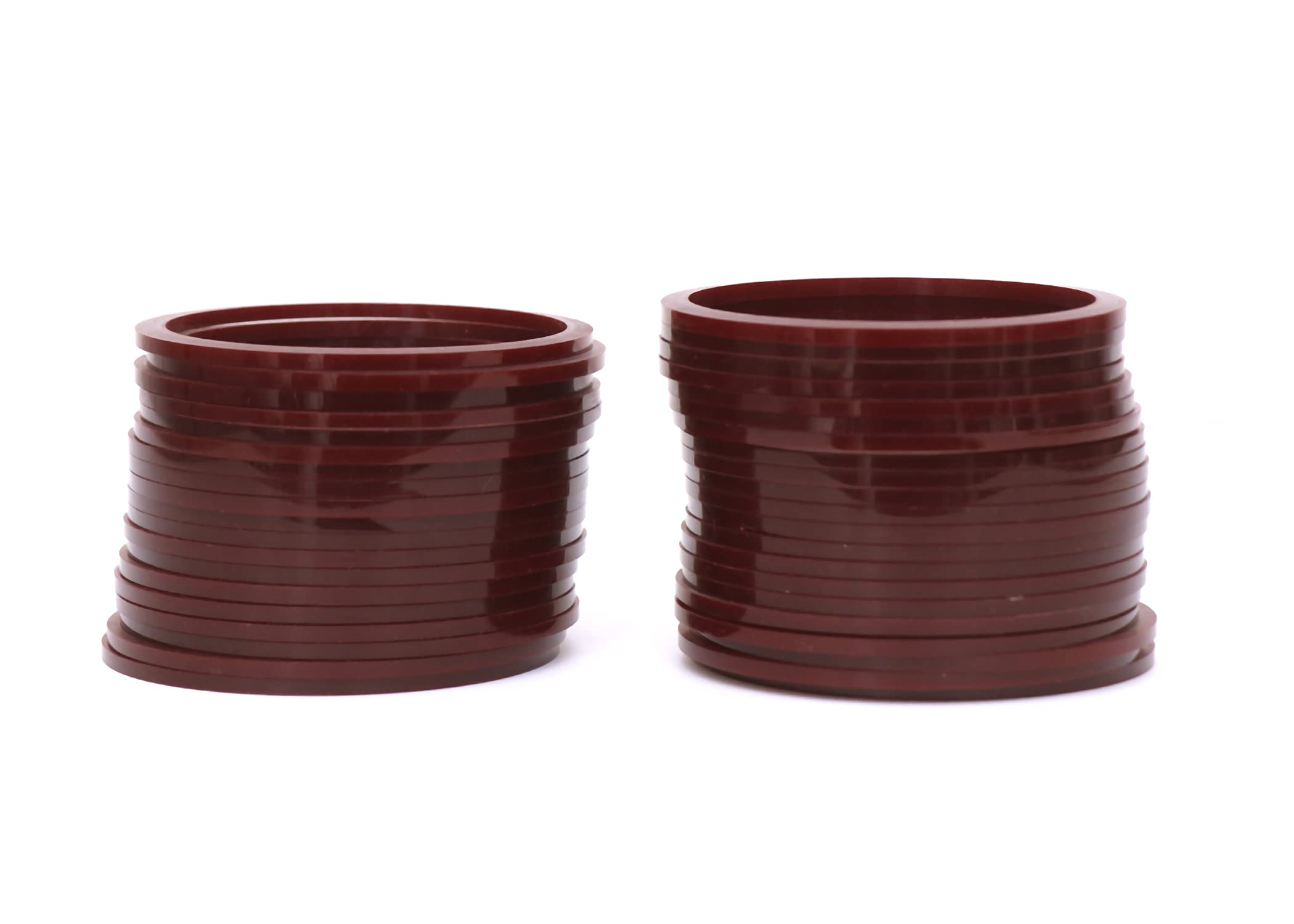 Shivarth Traditional Plain Acrylic Bangles Maroon Colour Chudi for Girls and Women Fashionable & Trendy ( Pack of 40 ) (2.2) 1