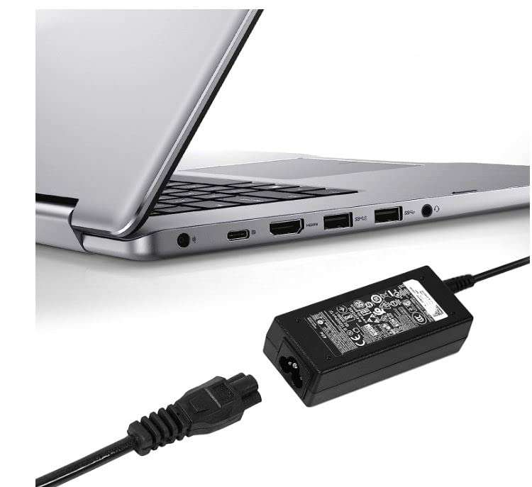 Green Lap 3 Pin Power Cable Replacement Power Cord for Laptop/Desktop/Monitor/Printer - Black Color 6