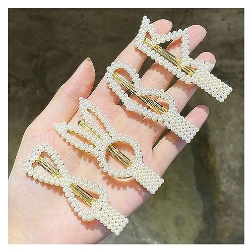 Softwrap 16 Pcs Hair Clips Korean Style Pearl Large Hair Clips Pins Barrette Styling Accessories Clips Hair Accessories For Girls Women 2