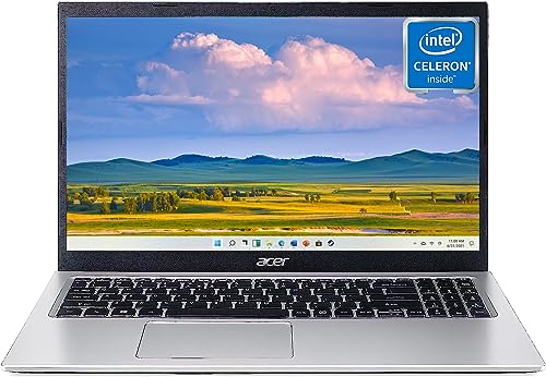 acer 2023 Aspire 1 Slim Laptop for Student & Business, 15.6" FHD, Intel Celeron N4500, 8GB RAM, 256GB Storage (128GB eMMC+128GB Micro SD), 1 Year Microsoft 365 Personal Subscription, Win 11 Home S 1