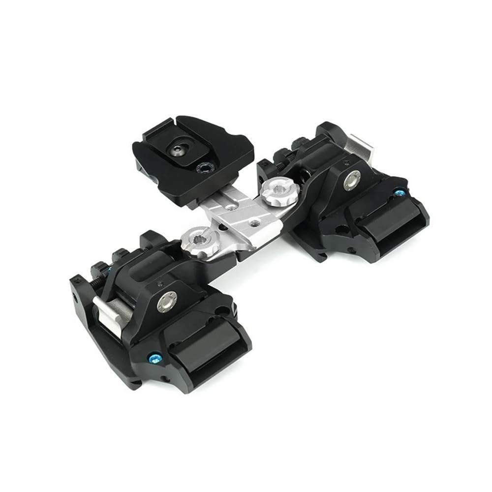 Aimsniper Universal PVS-14 PVS-18 RQE Dual Arms Helmet Night Vision Goggles NVG Mount，Binocular Bridge Folding Arm Mount Bracket，LightWeight Dual Tube Mounting System，CNC Aluminum 3