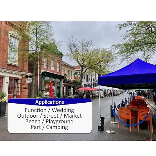 Ab Sab Portable Foldable Pop-up Gazebo tent Canopy Display-6.5 x 6.5 ft Blue 5