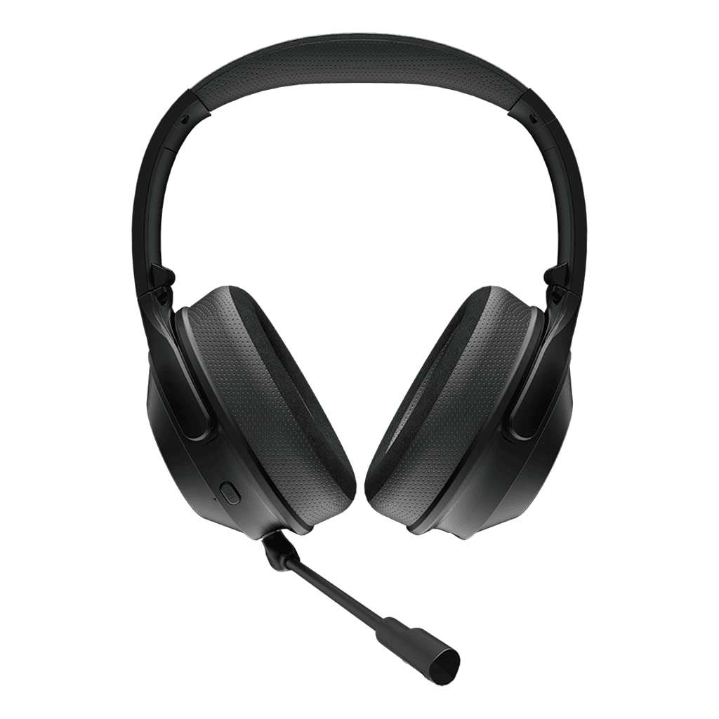 Raycon The Work Bluetooth Wireless Headphones with Detachable Mic, Active Noise Cancellation, 32 Hours of Battery, Memory Foam Cushions, with Talk, Text, and Play, Bluetooth 5.0 (Black) 2