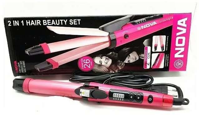 V&G SALON PROFESSIONAL HAIR DRYER-2000watt And 2IN1 HAIR STRAIGHTENER &CURLER-1818 6