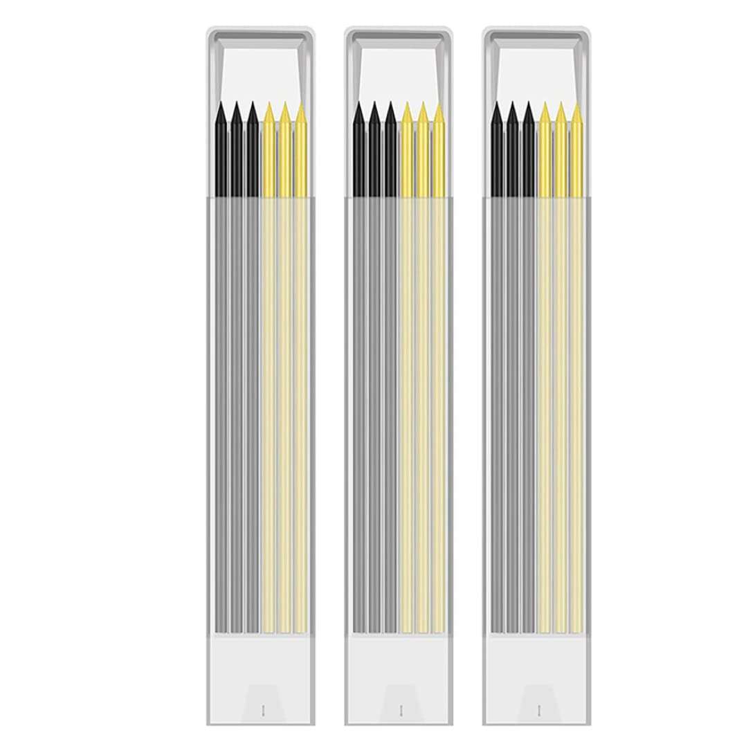Carpenter Pencils with Refills Hole Pen Woodworking Marking Tools Built-in Pencil Sharpener Carpenter Pencils 6
