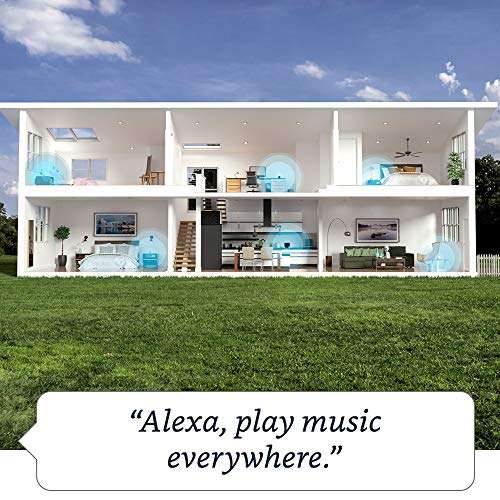 Echo Dot (4th Gen) | Smart speaker with Alexa | Glacier White 2