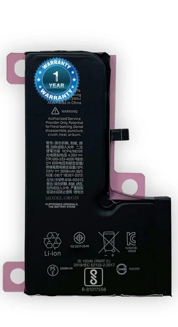 Original Battery for iPhone Xs (2658 mAh) Battery with 1 Year Warranty** (for i-Phone xs 1y)