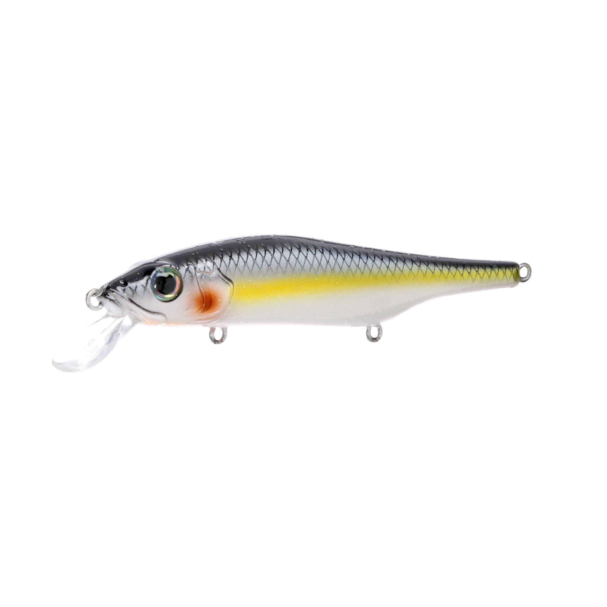 Bill Lewis Scope-Stik 120 Floating Jerkbait Fishing Lifelike Freshwater & Saltwater Lure with Mustad UltraPoint Triple Grip Hooks, Sneaky SHAD 3