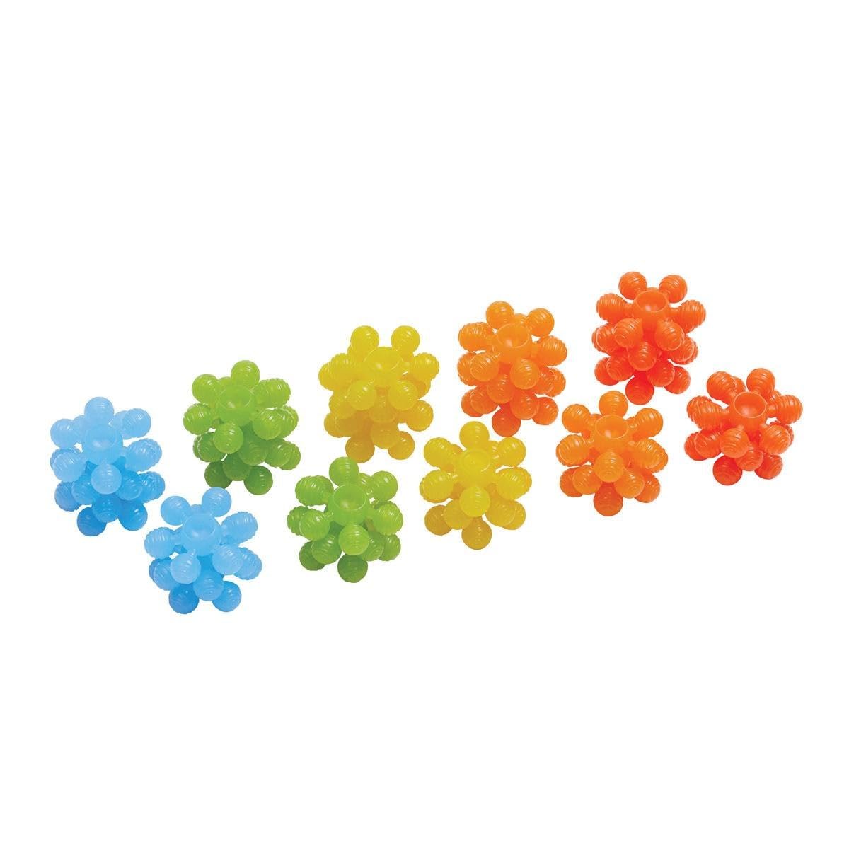 Kaplan Early Learning PolyForm Star Connectors - 35 Pieces, Interlocking Blocks, Open-Ended Building Toy, Fine Motor Manipulatives for Toddlers Ages 2+ 6