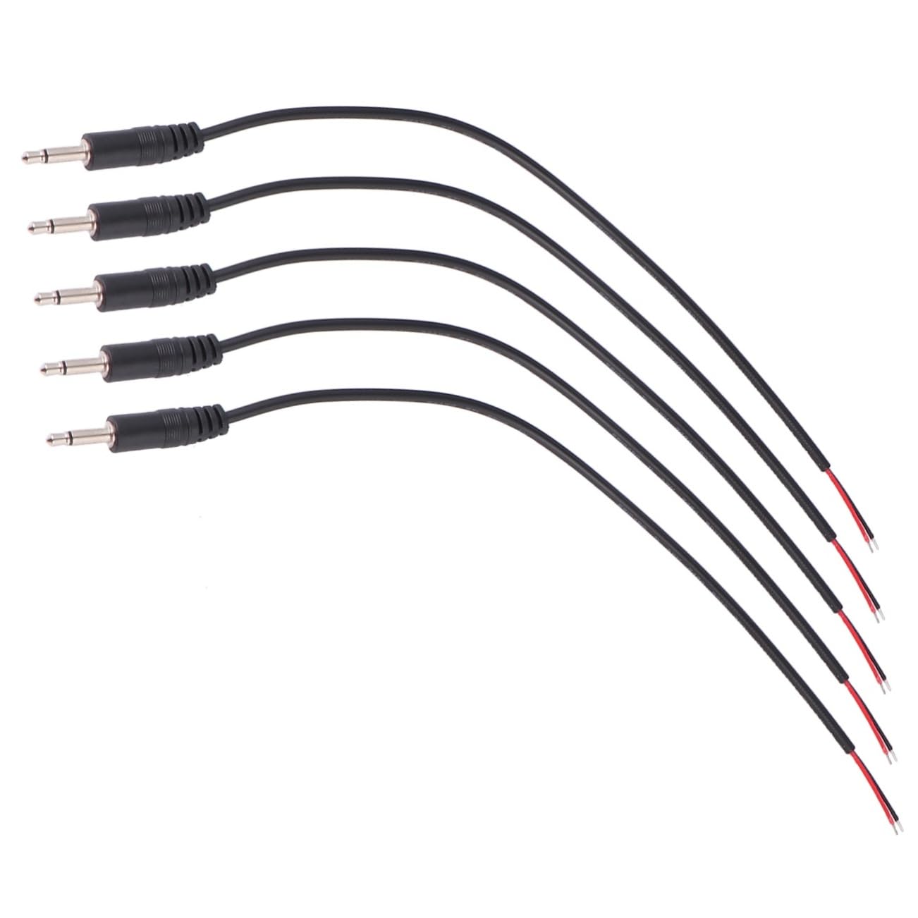 CIYODO 3.5mm Mono Audio Cable Male Plug 10 Pieces Stereo Sound Cord for Headphones Repair 3