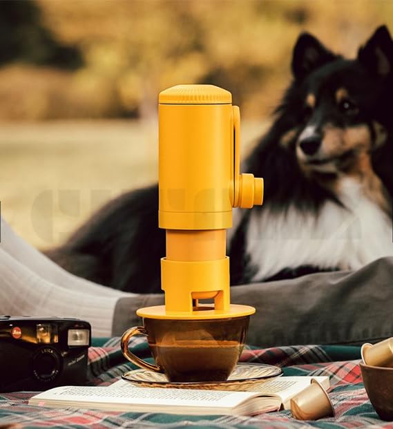 Citaaz Portable Espressor Maker andTravel Coffee Maker, Coffee Maker, Manual Coffee Machine for Motorhome, Ground Coffee Pod Coffee Maker, Portable Travel Coffee Machine 4