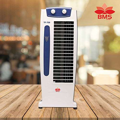 BMS Lifestyle TF-708 150 Watts Tower Fan (White & Blue) 3