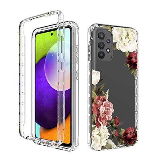 Tothedu Case for Galaxy A52 5G/Galaxy A52 4G Case, Samsung A52 5G Phone Case for Girls Women, Shock Absorption Dual Layer Heavy Duty Protective Cover Rugged Cases for Samsung Galaxy A52 5G (USA Flag) 6