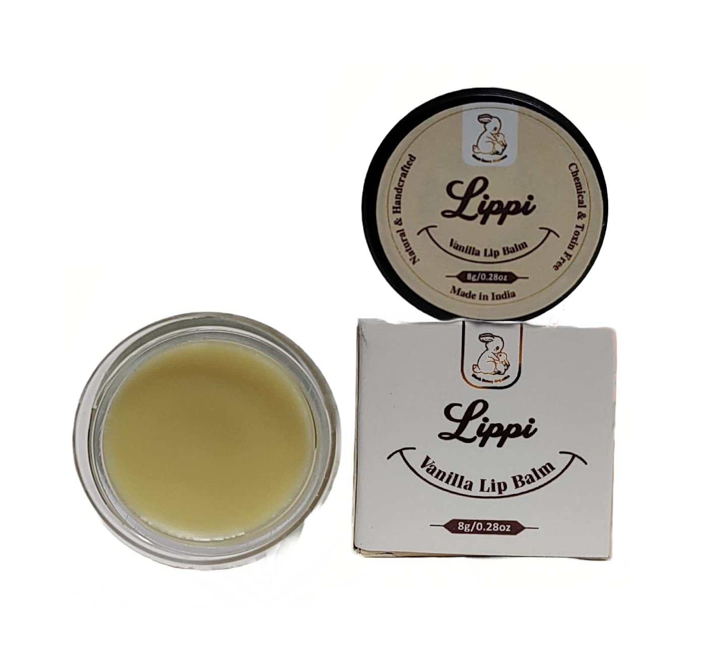 BBO Nourishing Nude Natural Lip Balm Baby & Pregnancy safe | Shea Butter, Cocoa Butter, Vitamin E & Coconut Oil Provides Lip Care to Dry, Chapped & Dark Lips (Vanilla) 1