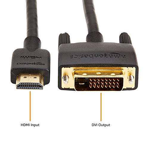 Amazon Basics 6-Feet VGA to VGA Cable for Monitor, Personal Computer (Black) 6