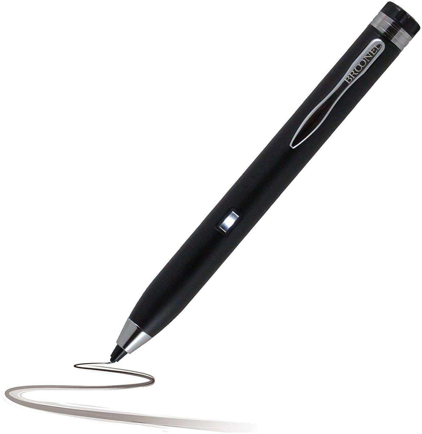 Broonel Black Fine Point Digital Active Stylus Pen Compatible with The Fire Tablet with Alexa, 7" Display, 8 GB, Black, Blue, Magenta, Tangerine