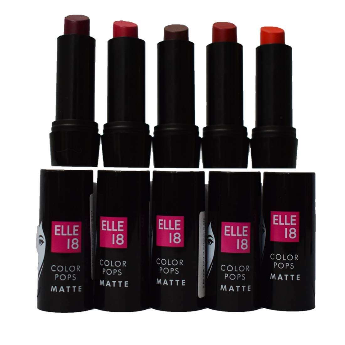 ELLE 18 LIPSTICKS ALL SHADES KIT (BUY 4 GET 5TH AT REDUCED PRICE) 4
