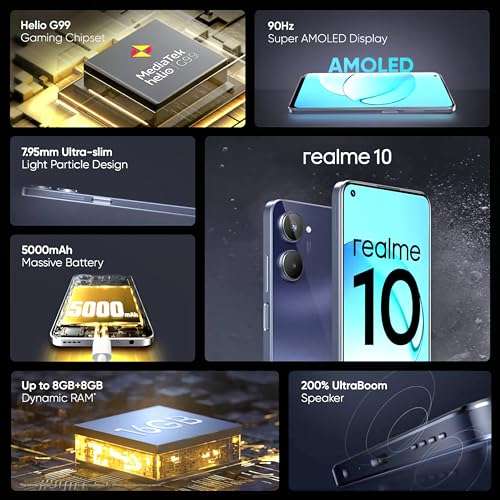 Realme 10 (Rush Black 128 GB) (8 GB RAM) 3