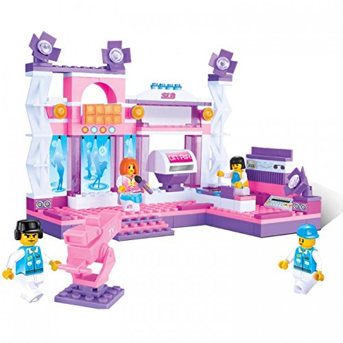 SLUBAN Girls Dream Florid Stage Building and Construction Blocks | 176-Piece Educational Brick Toy Set for Smart Kids | M38-B0252 | Multicolor 3