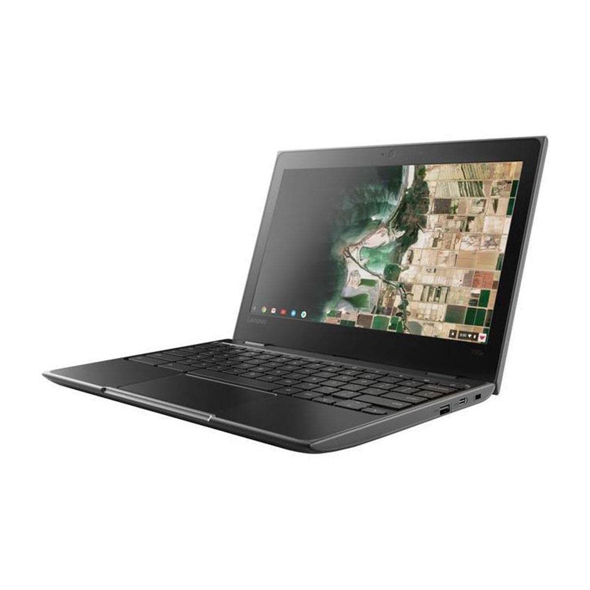 Lenovo Chromebook 100e 2nd Gen 11.6" HD Notebook Computer, Intel Celeron N4020 1.10GHz, 4GB RAM, 32GB eMMC Flash Memory, Chrome OS, Black 1