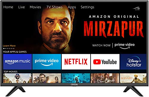 Onida 108 cm (43 inches) Full HD Smart IPS LED Fire TV 43FIF (Black) (2020 Model) | Voice Remote with Alexa