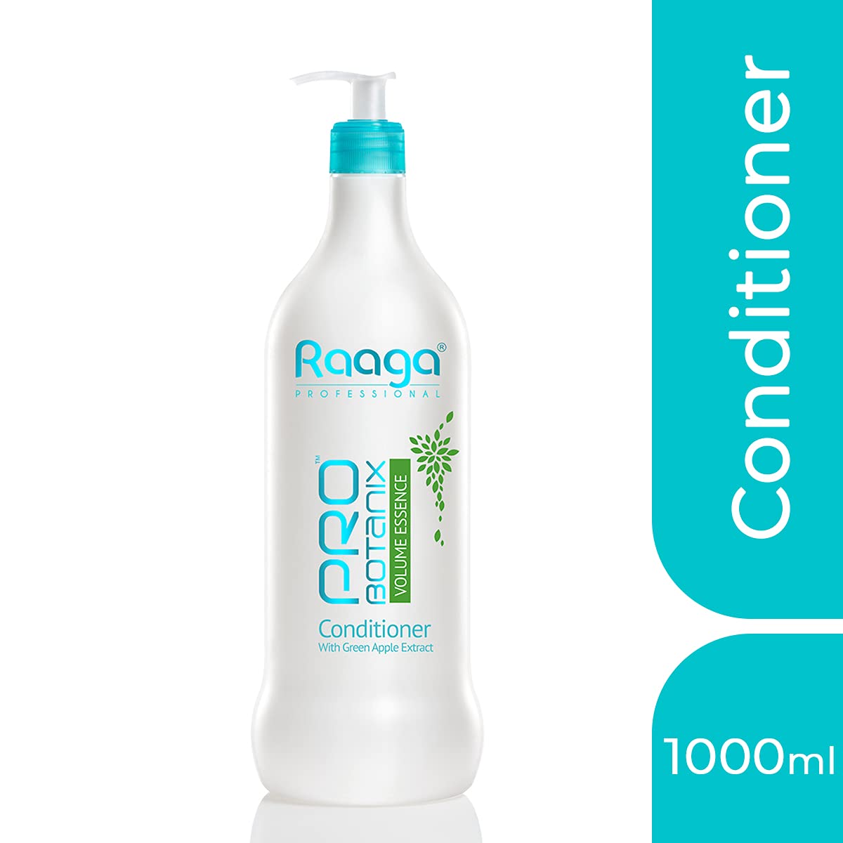 Raaga Professional Pro Botanix Volume Essence Conditioner with Green Apple Extract, Get Bouncy, Fuller and Thicker Hair, For Men and Women, 1000 ml 3