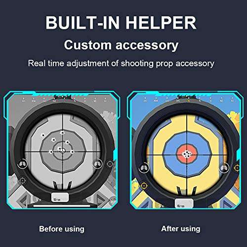 Bluetooth 5.0 Smart Gamepad, Ergonomic Intelligent Game Handle, Wireless Mini Mobile Game Controller Half Screen Half Handle Low Delay One Key Combo Joystick Fit for Android System 5