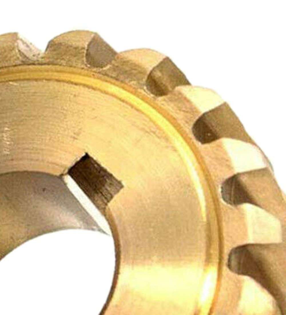 Arpisziv Worm Gear 917-04861 Fit Craftsman Yard Machines Roybi MTD Snowblower Bolens Yard Man Husky C-Cadet Replacement 717-04449(2 Pack) 6