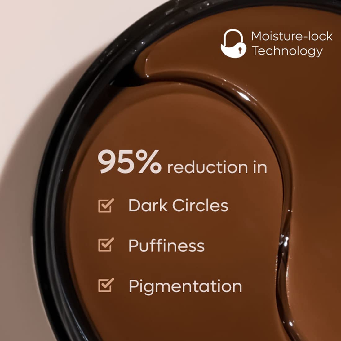 mCaffeine Dark Circle Reduction Combo with Coffee Under Eye Cream & Hydrogel Under Eye Patches | Reduces Puffiness, Fine Lines & Hydrates | For All Skin Types 3