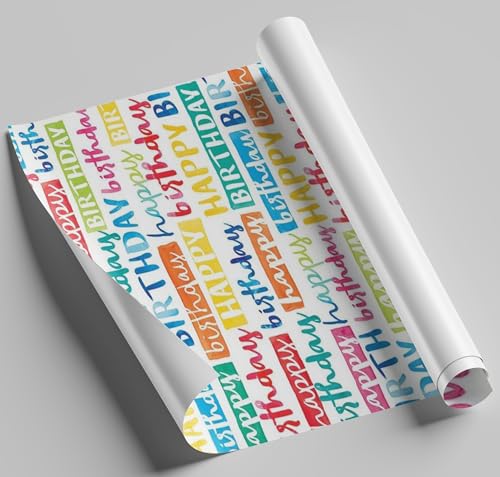 Accuprints Gift Wrapping Paper Pack Of 5|Design Birthday Print |Size 20 x 30 inch 4