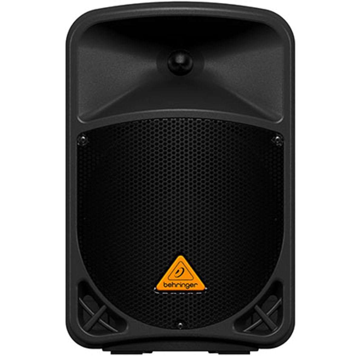 Behringer Eurolive B108D 8" 300W 2-Way Active PA Powered Speaker, Pair, Bundle with Speaker Stands and XLR Cables 3