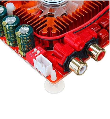 Robodo TDA7498E Double 160W Power Amplifier Dual Channel Stereo Audio Amplifier Module Support BTL Mode, Multicolored (BE0323) 4