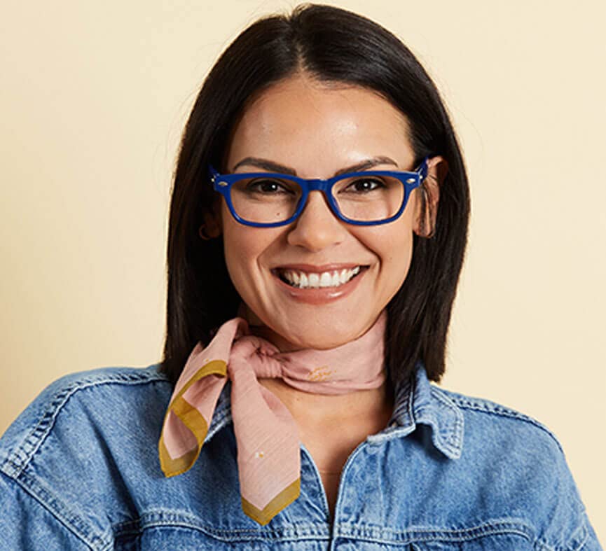 Peepers by PeeperSpecs Clark Blue Light Blocking Reading Glasses, Blue +1.25 2