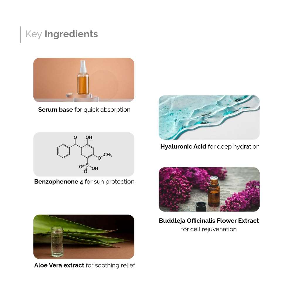 DIVE Post Care After Sun Damage Repair Serum | SPF 15 | PA++ | Non-Greasy | Sunburn Relief | Hydrating | Soothes and Repairs Damaged Skin | Non-Comedogenic | All Skin Type - 50ml 6