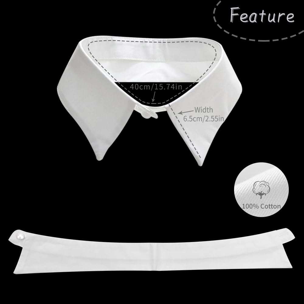 Joyci European New Women's Girls Faux False Collar Lapel Choker Peter Pan Necklace (01) 4