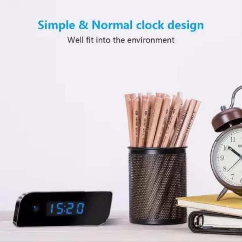 Enfogo Digital Smart Back Light Table Mirror Alarm Clock with Sensor Date and Temperature for Office Home and Bedroom |Alarm Clock for Heavy Sleeper 6