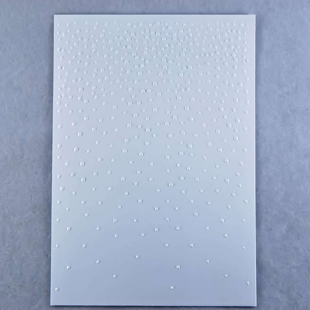 DDOUJOY Merry Christmas Snowfall Snowflake Dots Background Plastic Embossing Folders for Card Making Scrapbooking and Other Paper Crafts 3100902 5