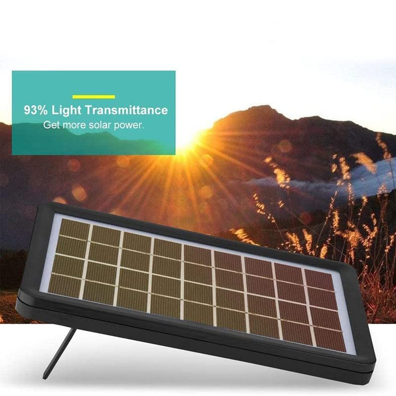 Vichaxan Portable Solar Panel 9V 3W Solar Board Waterproof 93% Light Transmittance Poly Silicon Solar Cell 9 Volt Monocrystalline Solar Panel 5
