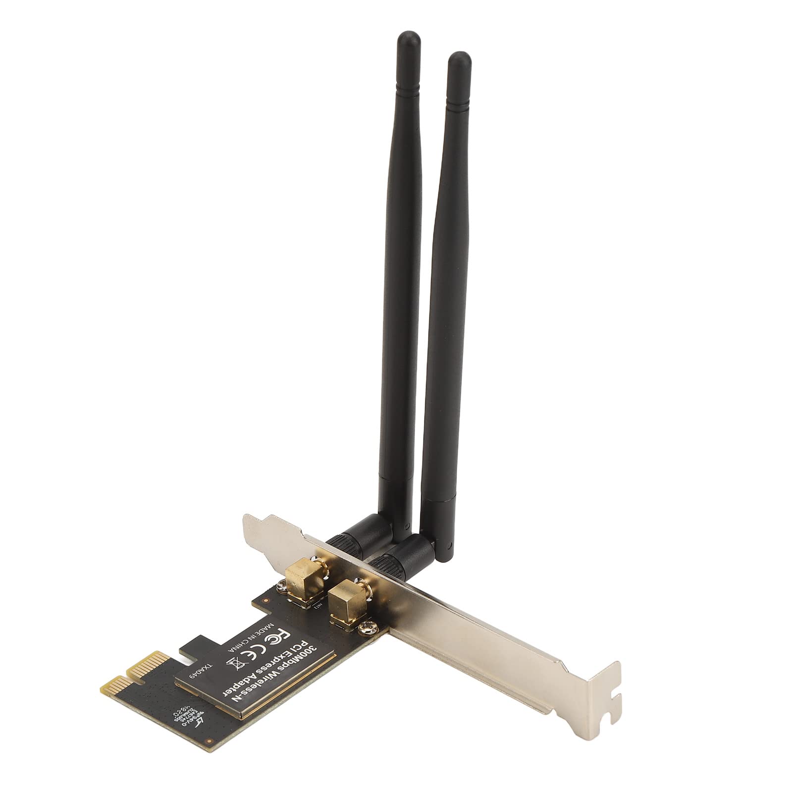 PCIe WiFi Card, 300Mbps PCI Express Network Card PCIE Network Adapter with Antenna, PCI E WiFi Adapter for for for OS X 1