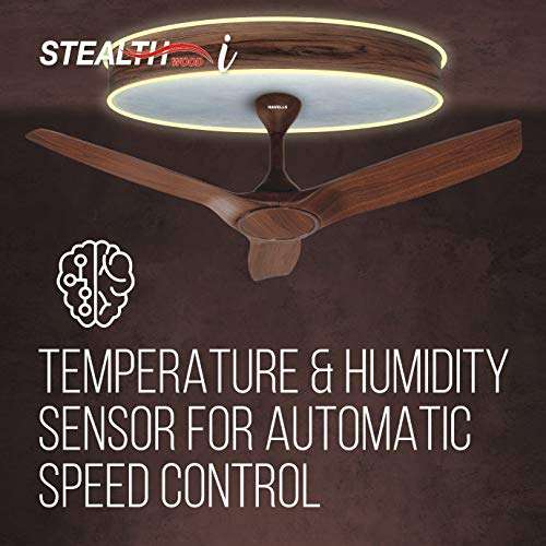 Havells Stealth Wood i 1200mm Ceiling Fan (Walnut) 2