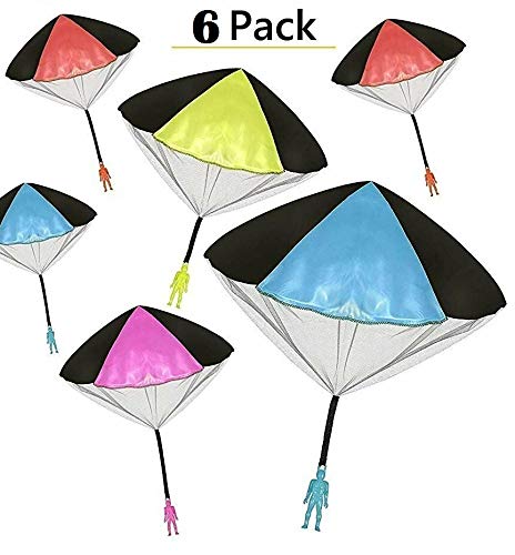 Toys+ Tangle Free Parachute Men 6 Piece Set Parachute (Colors and Styles May Vary) 4