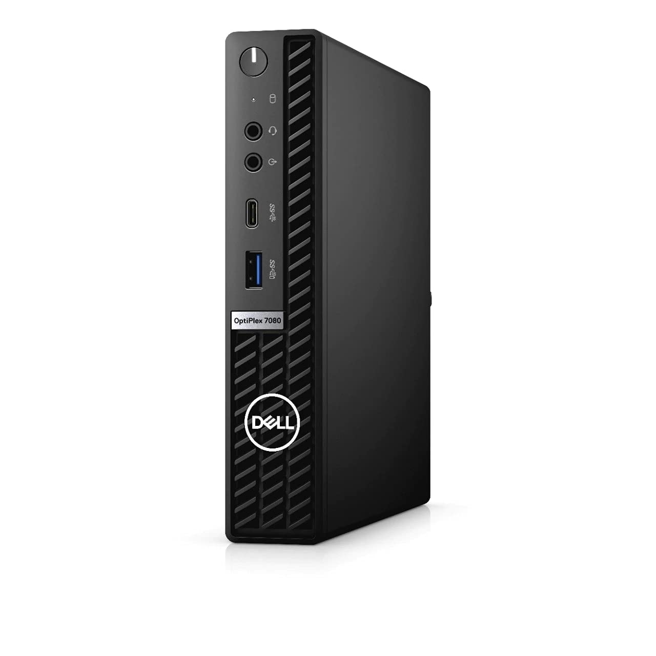 Dell Optiplex 7080 Micro Tower Desktop | Core i5-10500T - 256GB SSD Hard Drive - 8GB RAM | 6 cores @ 3.8 GHz Win 10 Pro Black 1