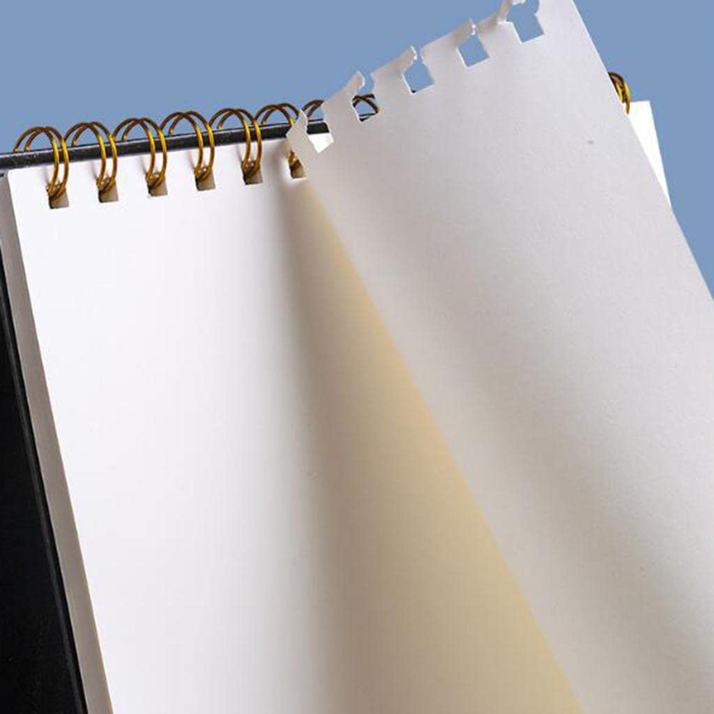 myaddiction Side Spiral Bound 50 Sheets Sketchpad Artistic for Charcoal Toddlers Kids A4 11.4Ã—8.3inch 3