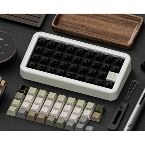 Zioyihan 36-Key Switch Tester Mechanical Keyboards 3D Printing Tabletop Arrangement Keycap Storage Custom Desktop Matching Testing Tool Mechanical Keyboard Switches (Gray), Grey 3
