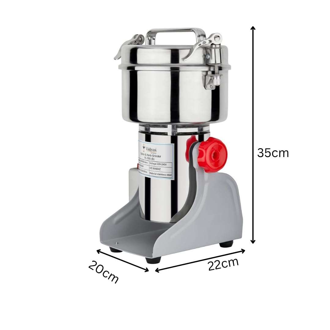 Shoppers Hub PNQ Electric Tiltable Masala Gravy Maker Machine for Restaurants Use Stainless Steel Heavy Duty Mixer Grinder for Spices Sauces Chutneys Curries Commercial Food Processing (500 GM) 3