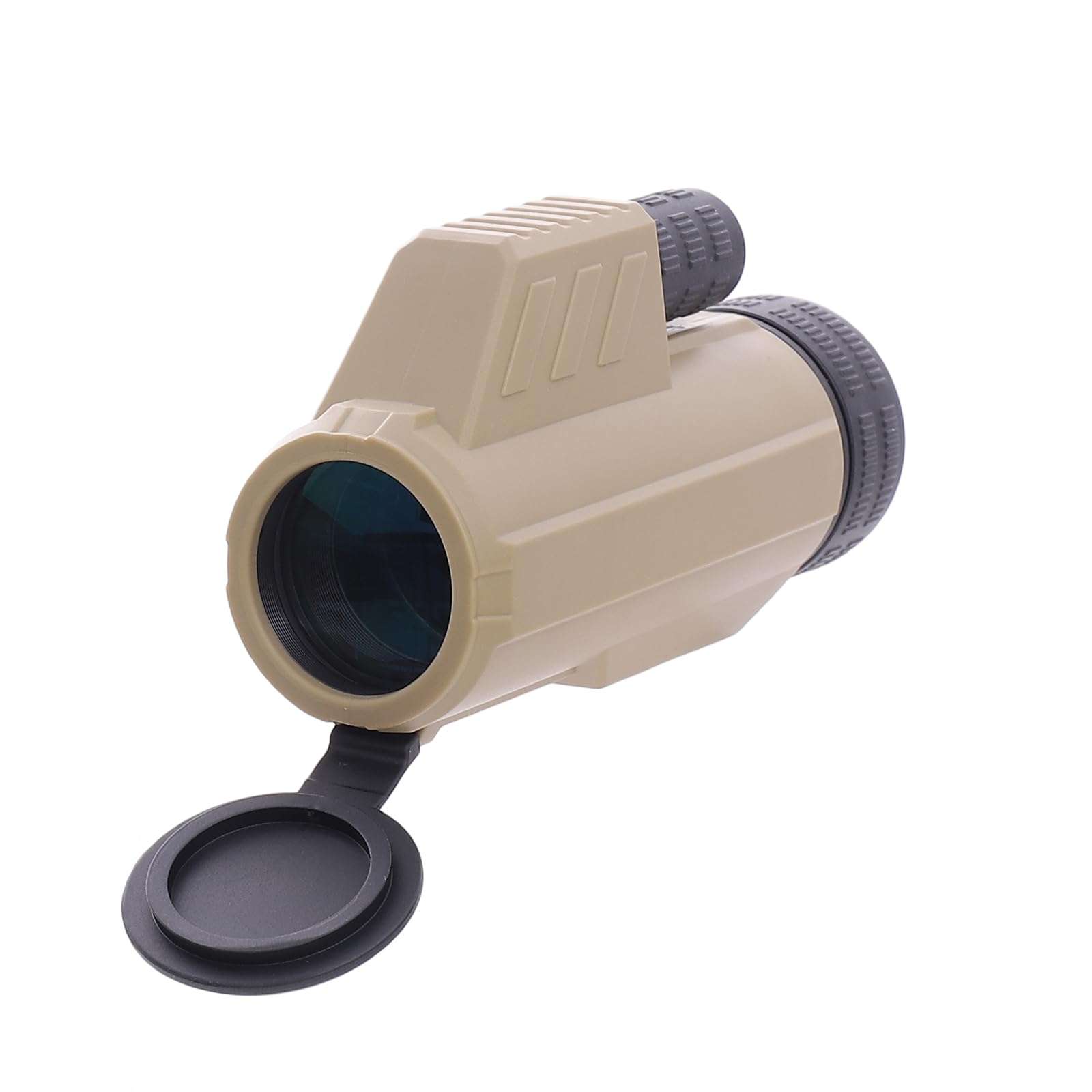 SCOKC Waterproof Monocular Telescope | Lightweight with Travel Bag, Compact, 10X Magnification, Wide Field of View for Bird Watching, Hunting, Hiking, Camping (10x32, Desert Color) 4